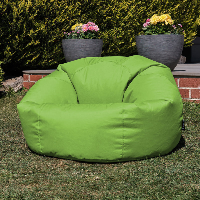 Pouf classique Kingston résistant à l'eau, lime