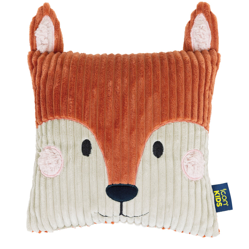 Kids Freddie Fox Cord Cushion - Terracotta