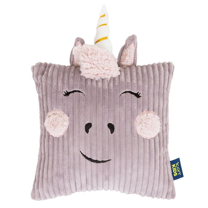 Kids Luna Unicorn Cord Cushion - Lavender