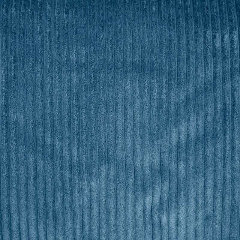 Canapé pouf pour enfant Francesco Cord - Bleu jean