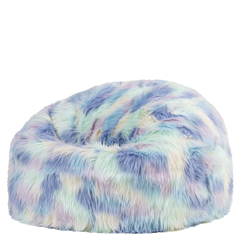 Pouf classique en fausse fourrure, Unicorn