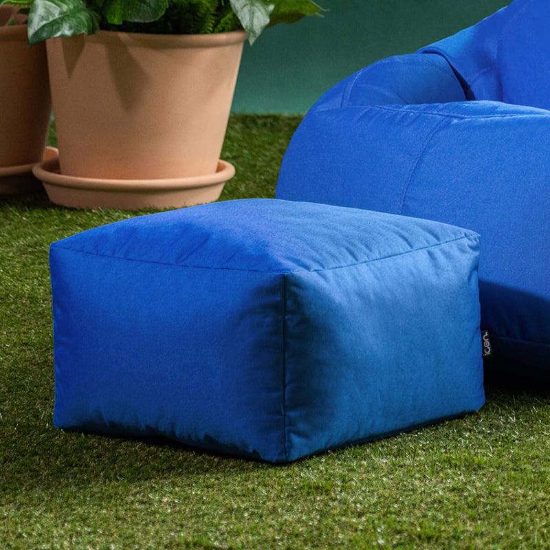 Repose-pieds d'intérieur et d'extérieur, bleu