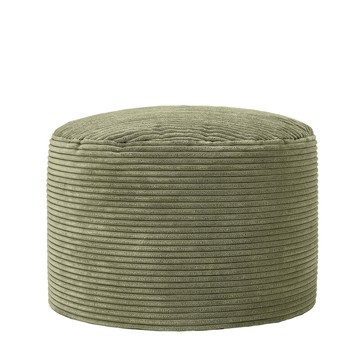 Pouf rond Milano rose pâle | Velours côtelé | icon — icon Bean Bags
