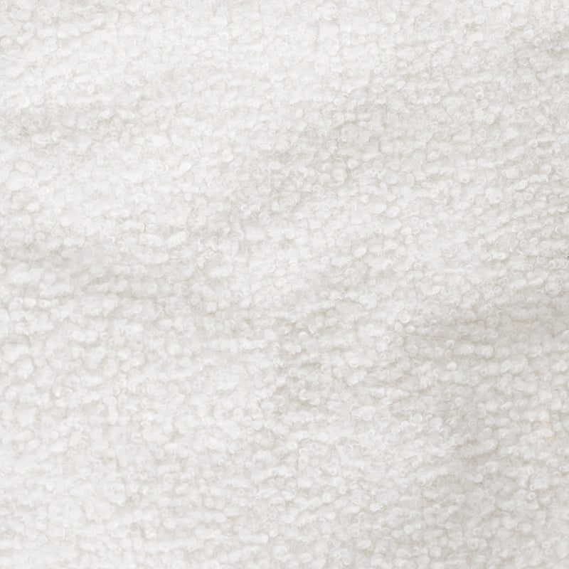 Sirena Bouclé Bean Bag Accent Chair - Ivory