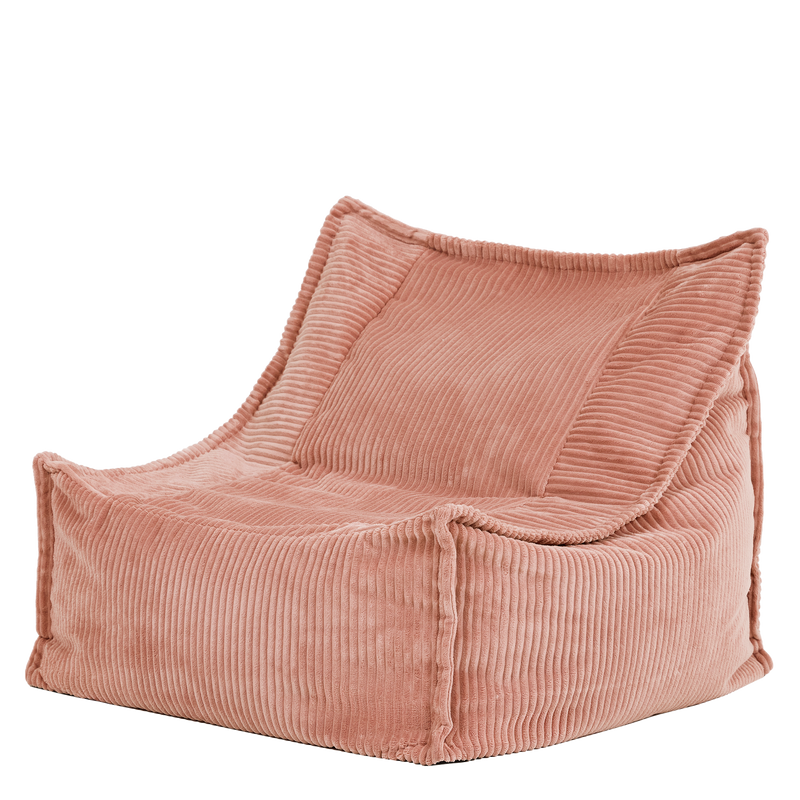 Fauteuil poire pour enfants Alto Cord - Rose