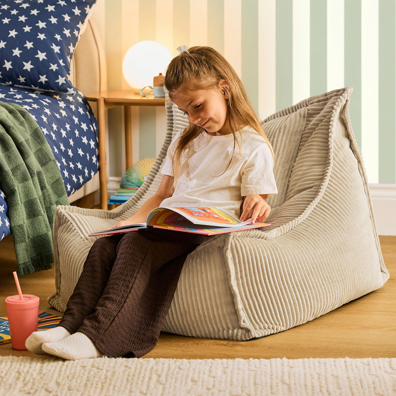 Fauteuil poire pour enfant Alto Cord - Pierre
