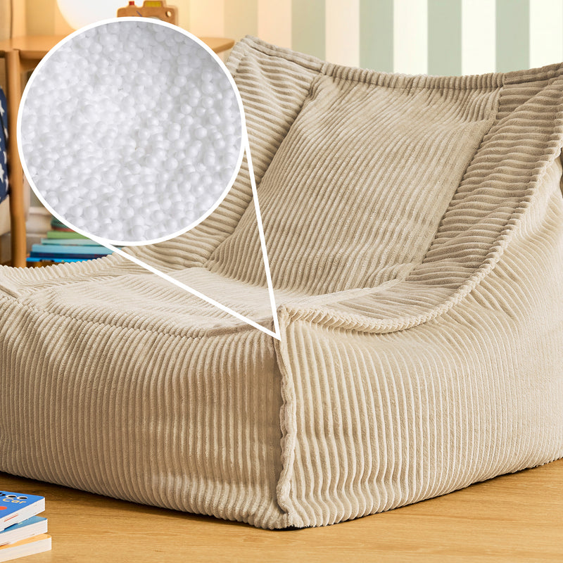 Fauteuil poire pour enfant Alto Cord - Pierre