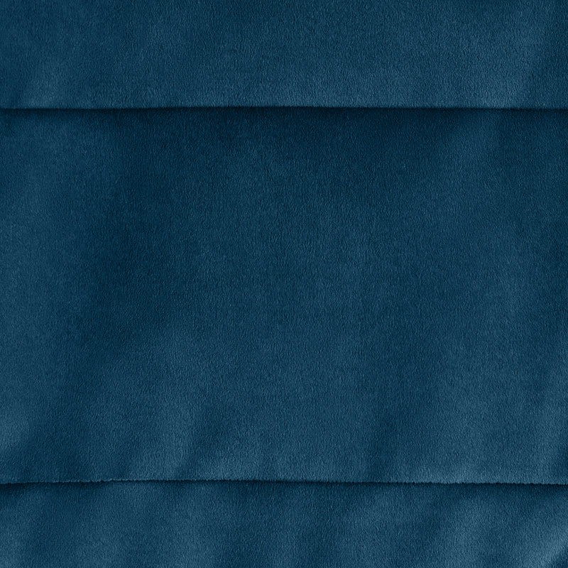 Kota Velvet Sofa Bean Bag - Ink Blue