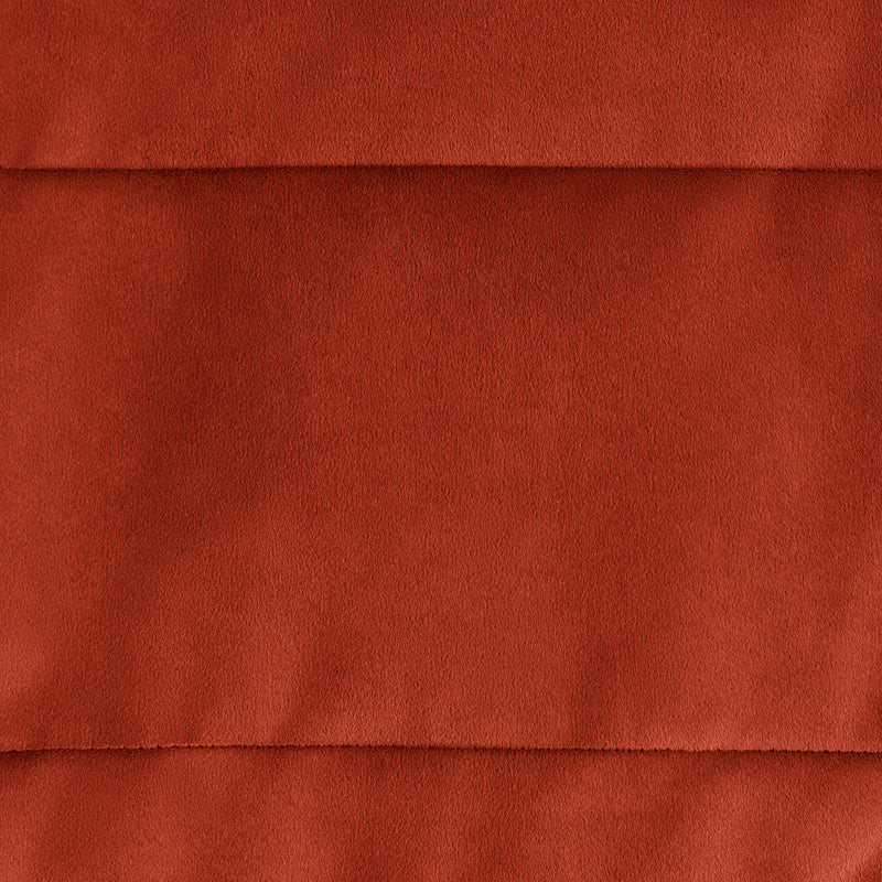 Kota Velvet Sofa Bean Bag - Spicy Terracotta