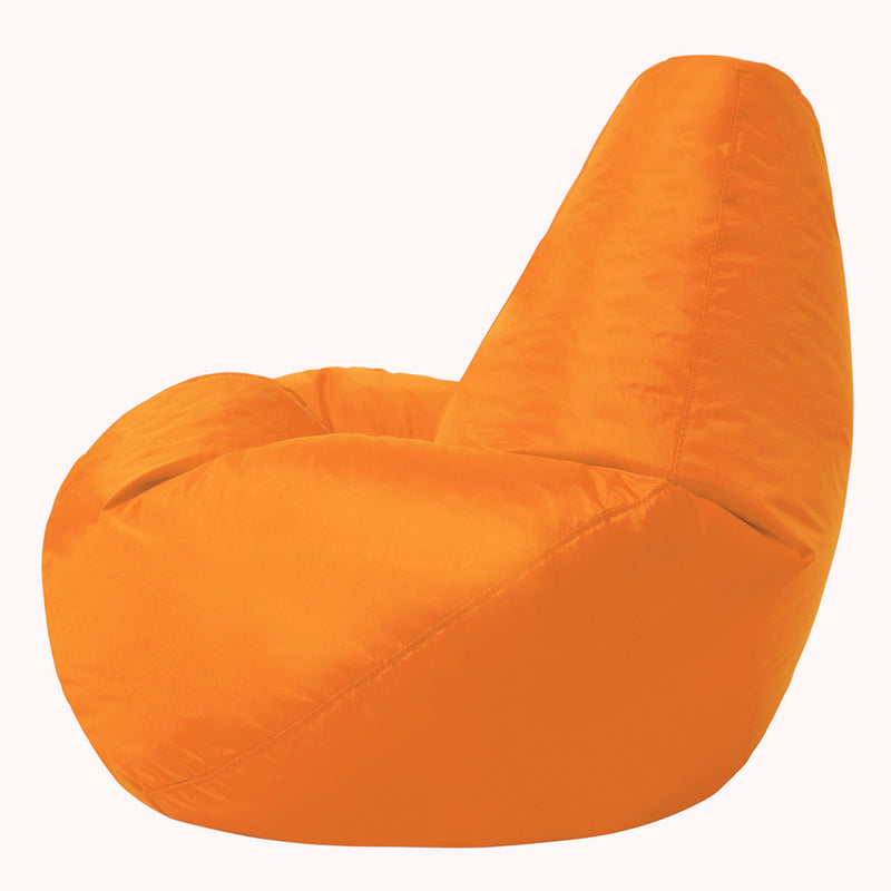 Pouf Gamer Haut Dossier Intérieur-Extérieur - Orange