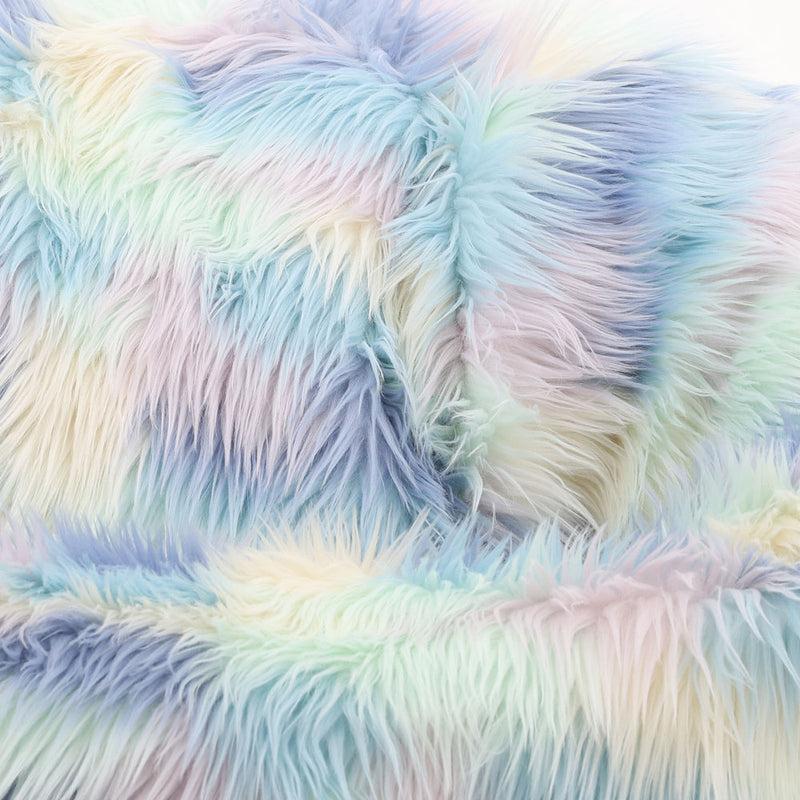 Pouf classique en fausse fourrure, Unicorn