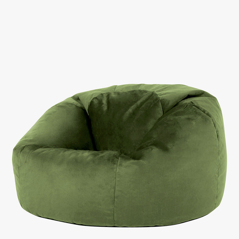 Pouf géant classique Kingston Velvet – vert sauge