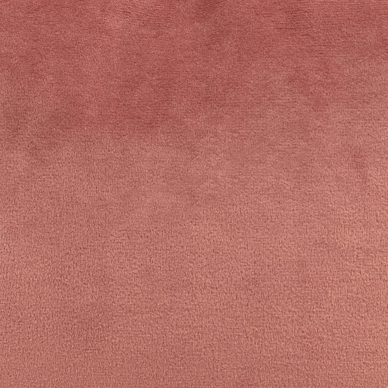 Repose-pieds Amara carré en velours, rose