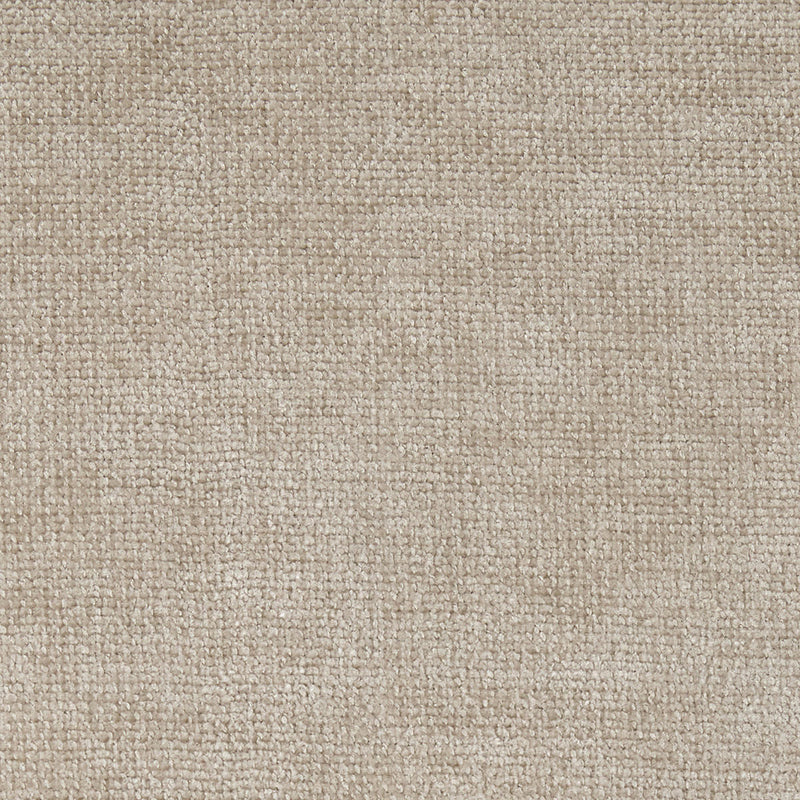 Pouf rond Milano en tissu chenille, crème