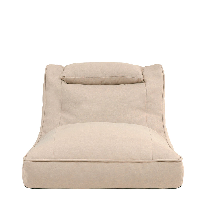 Fauteuil poire Nova en oléfine, pierre
