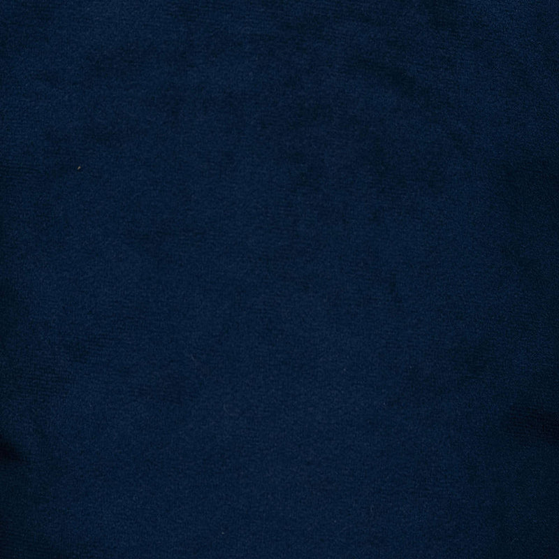 Pouf-fauteuil Sirena en velours – Bleu marine