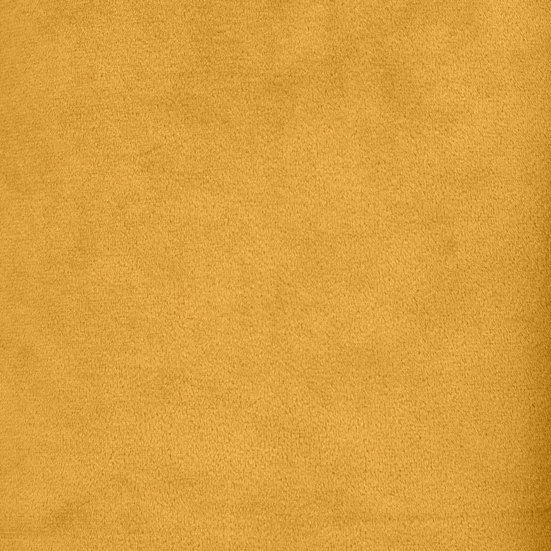 Fauteuil poire Sirena en velours, jaune