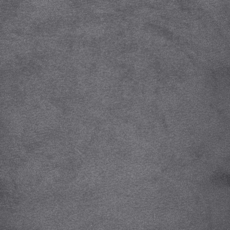 Fauteuil poire Sirena en velours, gris anthracite