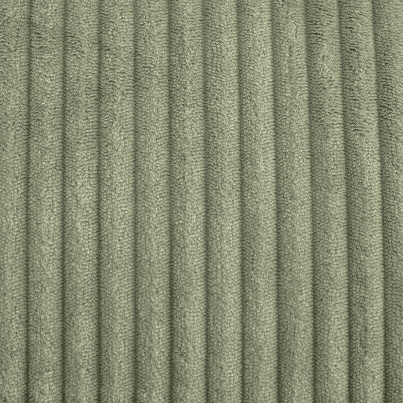 Pouf modulaire Noa, velours côtelé jumbo, vert sauge 