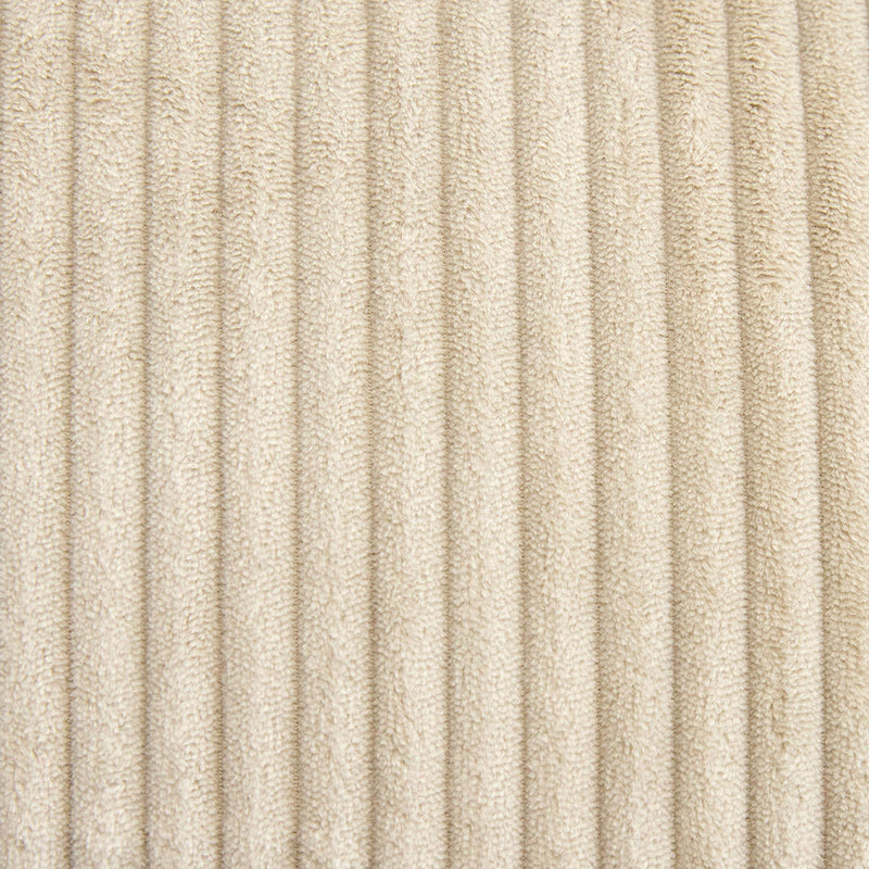 Pouf modulaire Noa, velours côtelé jumbo, naturel